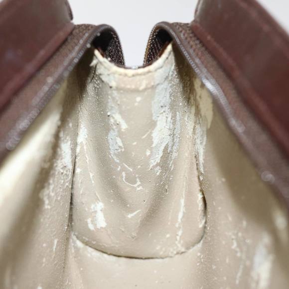 CHANEL Pouch Patent leather Brown CC Auth 74604 - Picture 10 of 16